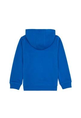 Erkek Çocuk Saks Fermuarlı Kapüşonlu Sweatshirt - 50316706133