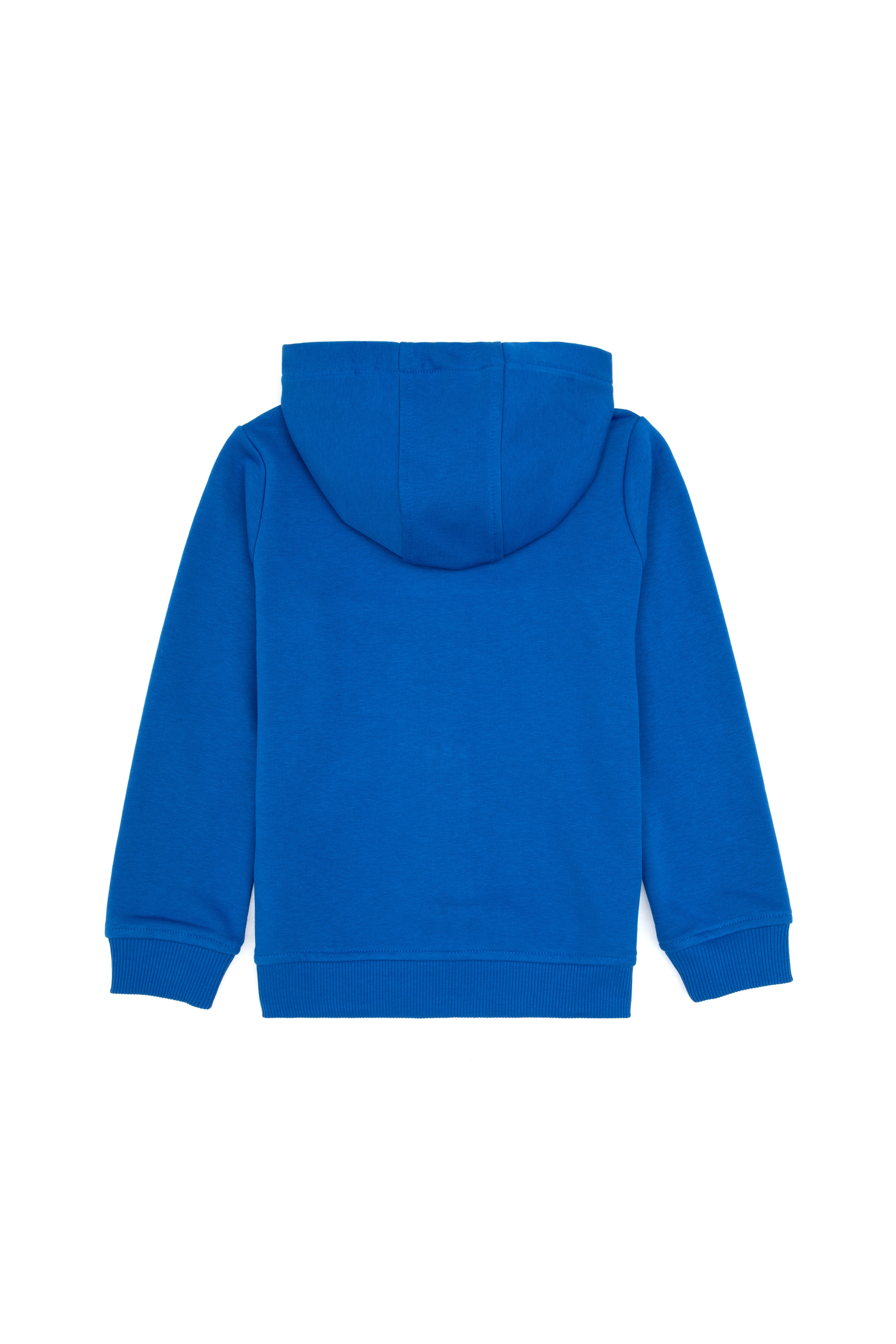 Erkek Çocuk Saks Fermuarlı Kapüşonlu Sweatshirt - Image 2