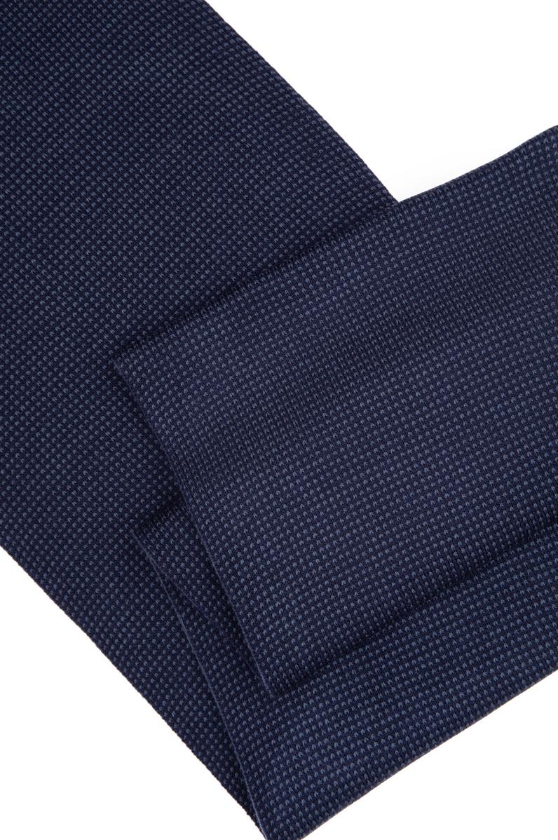 Erkek Lacivert Kaşkol Bere Takım