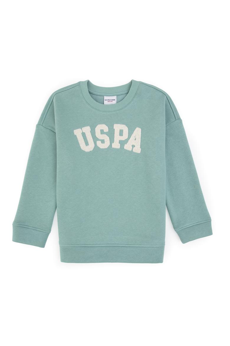 Kız Çocuk Mint Bisiklet Yaka Şardonlu Sweatshirt - 50317878003