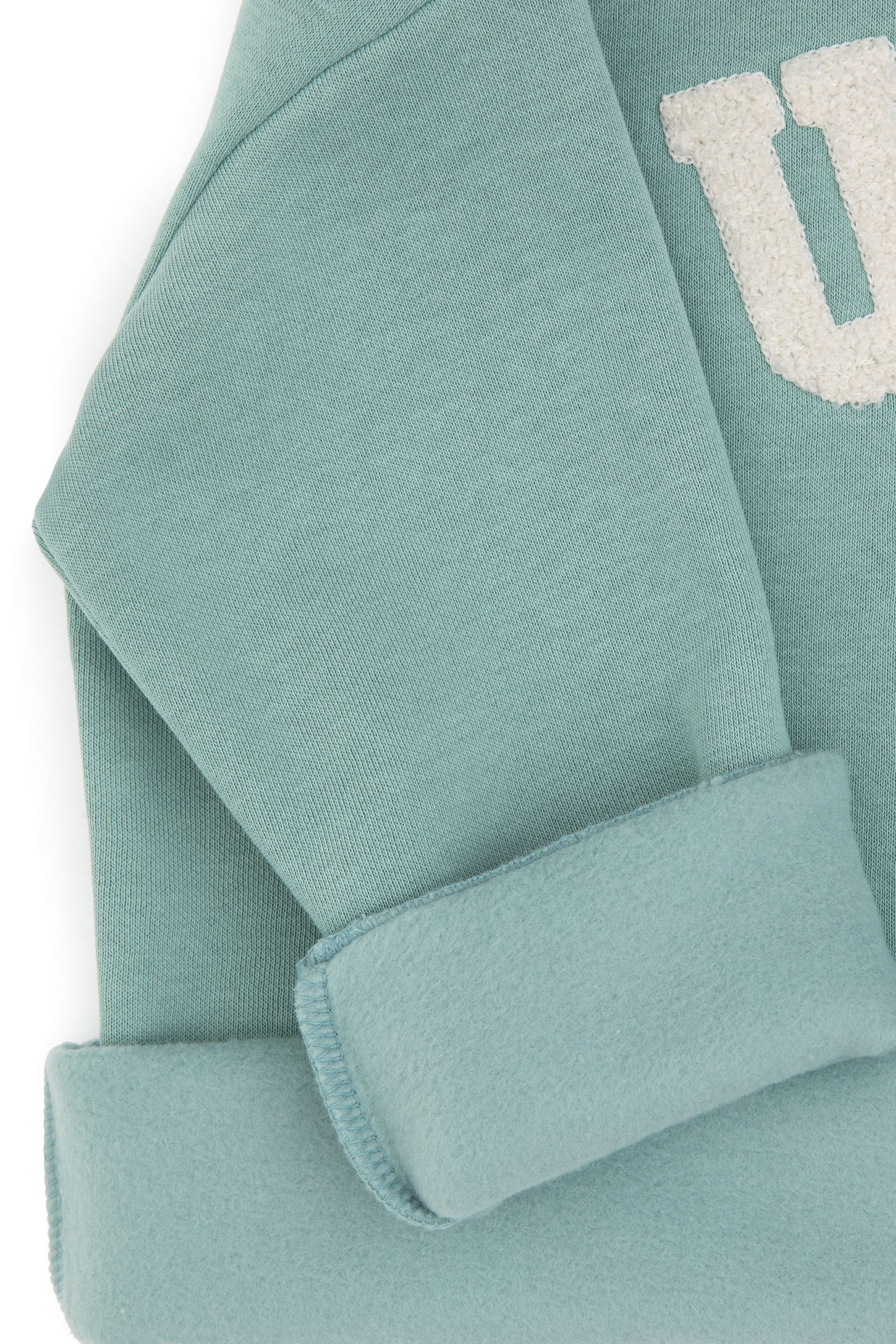 Kız Çocuk Mint Bisiklet Yaka Şardonlu Sweatshirt - Image 6