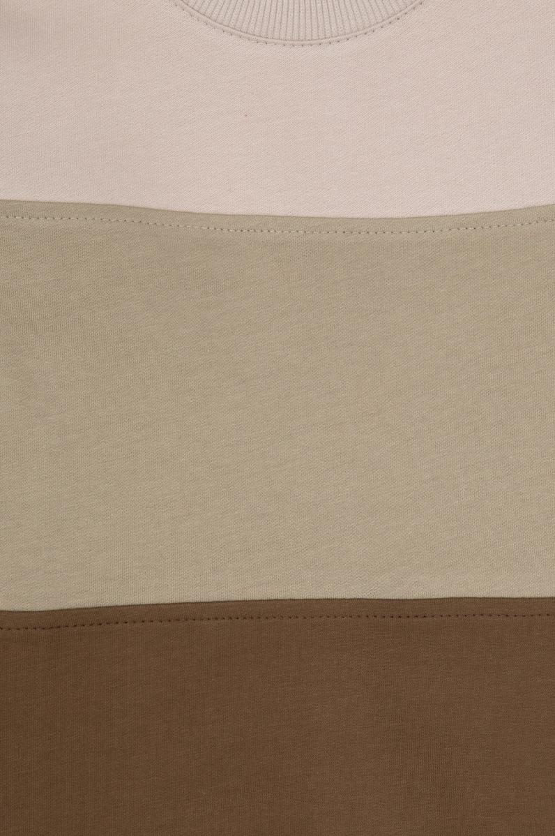 Erkek Çocuk Haki Basic Bisiklet Yaka Sweatshirt