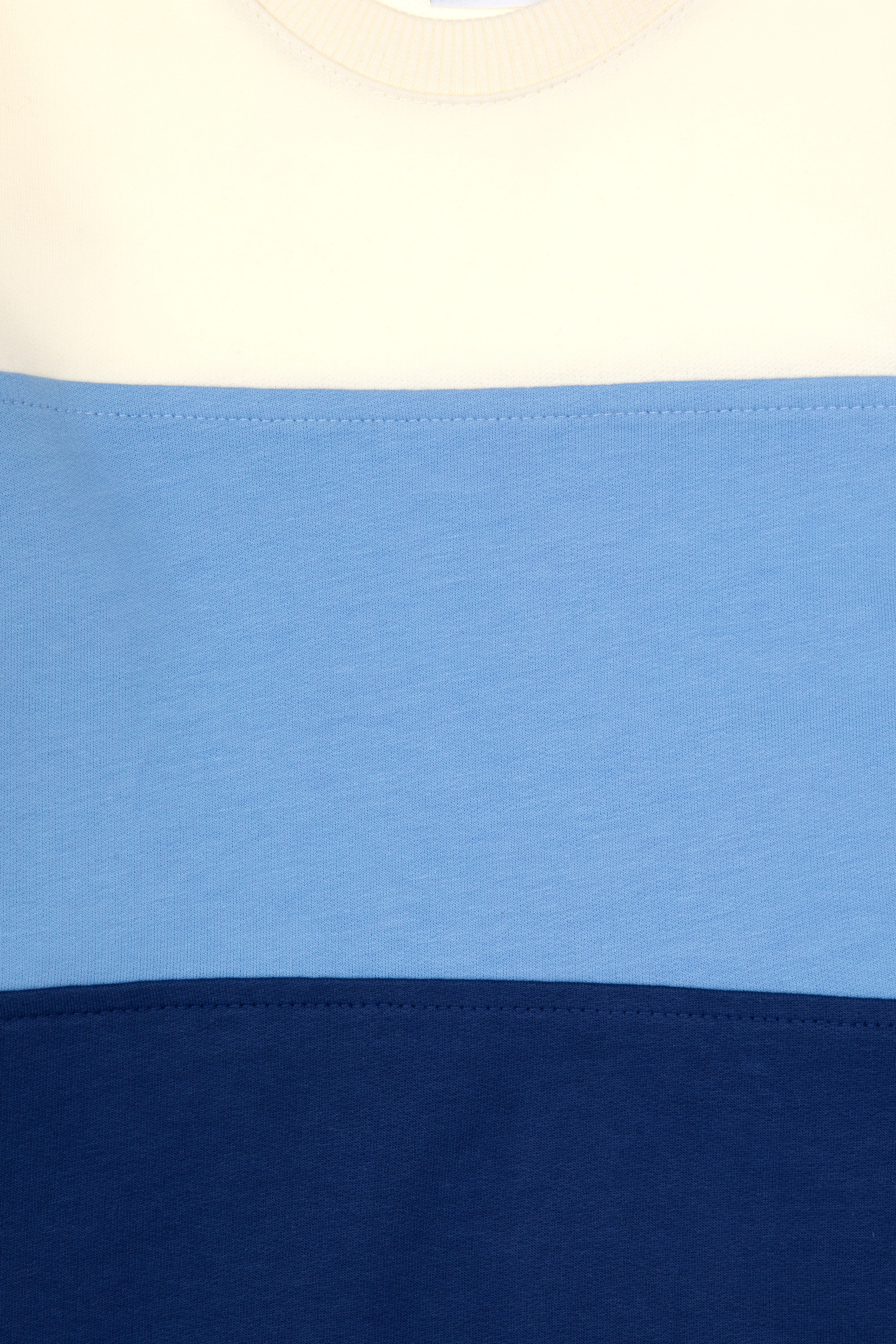Erkek Çocuk İndigo Basic Bisiklet Yaka Sweatshirt - Image 3