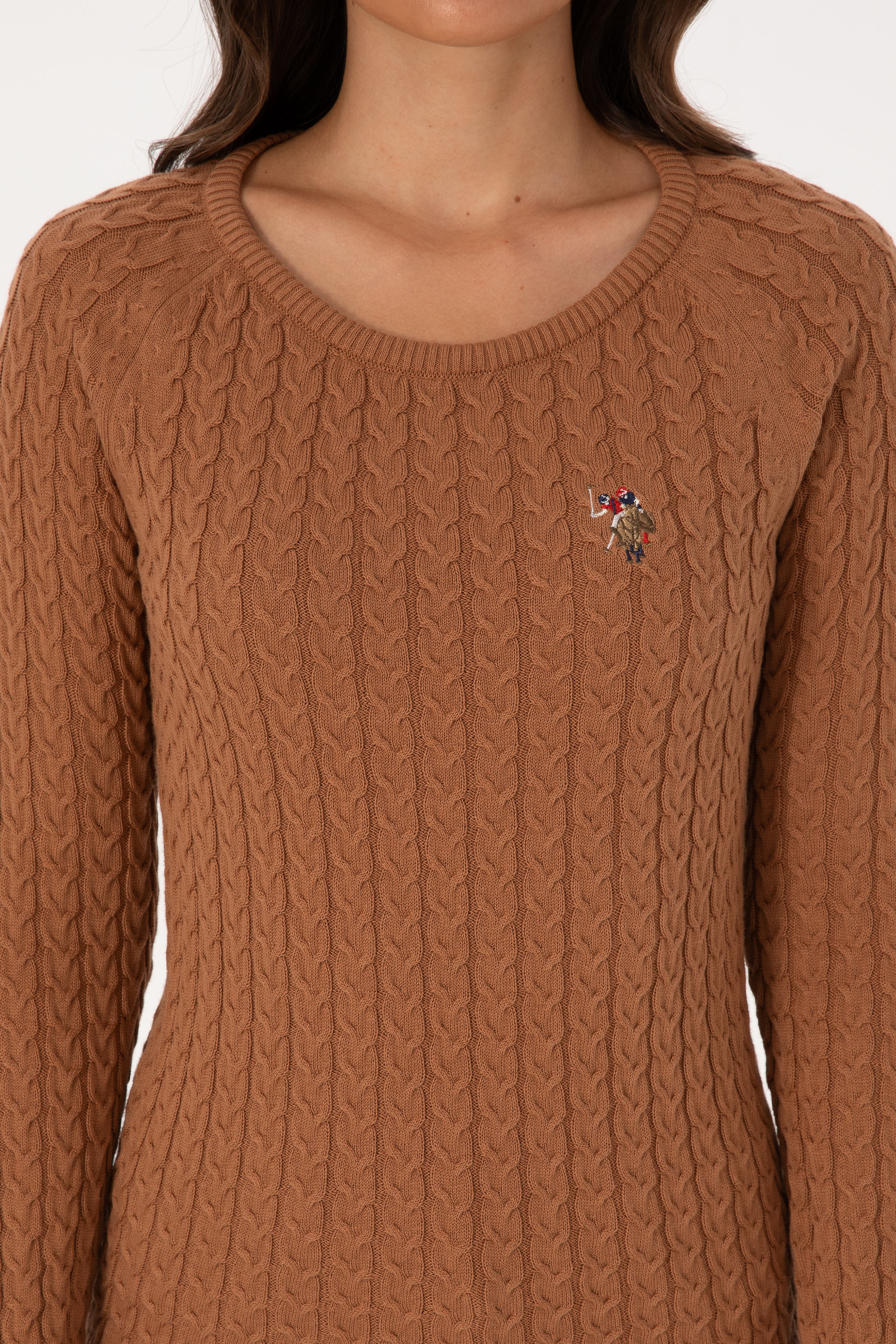 Kadın Camel Basic Kazak - Image 6