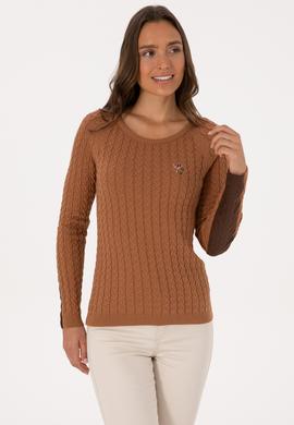 Kadın Camel Basic Kazak - 50307728033