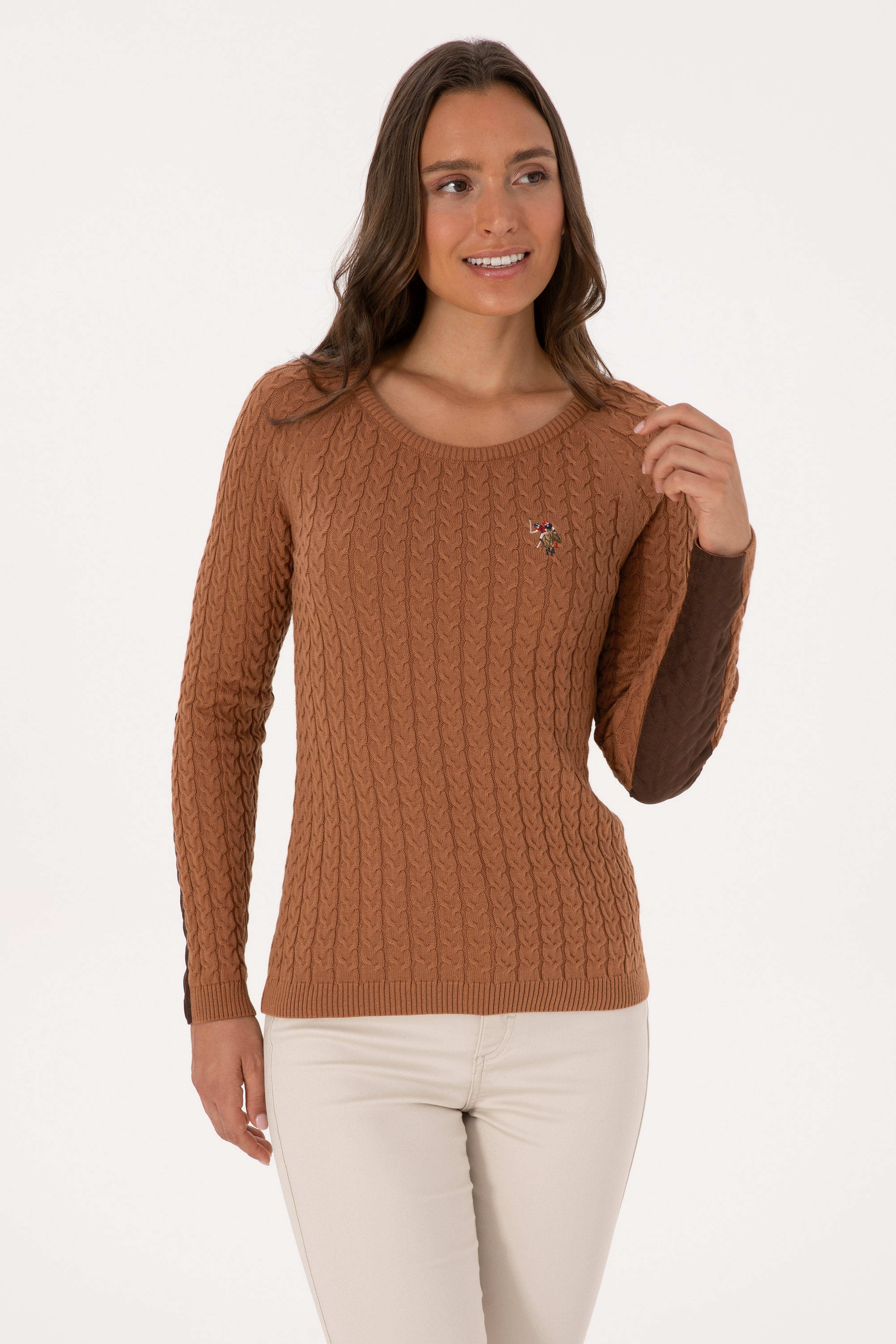 Kadın Camel Basic Kazak - Image 3