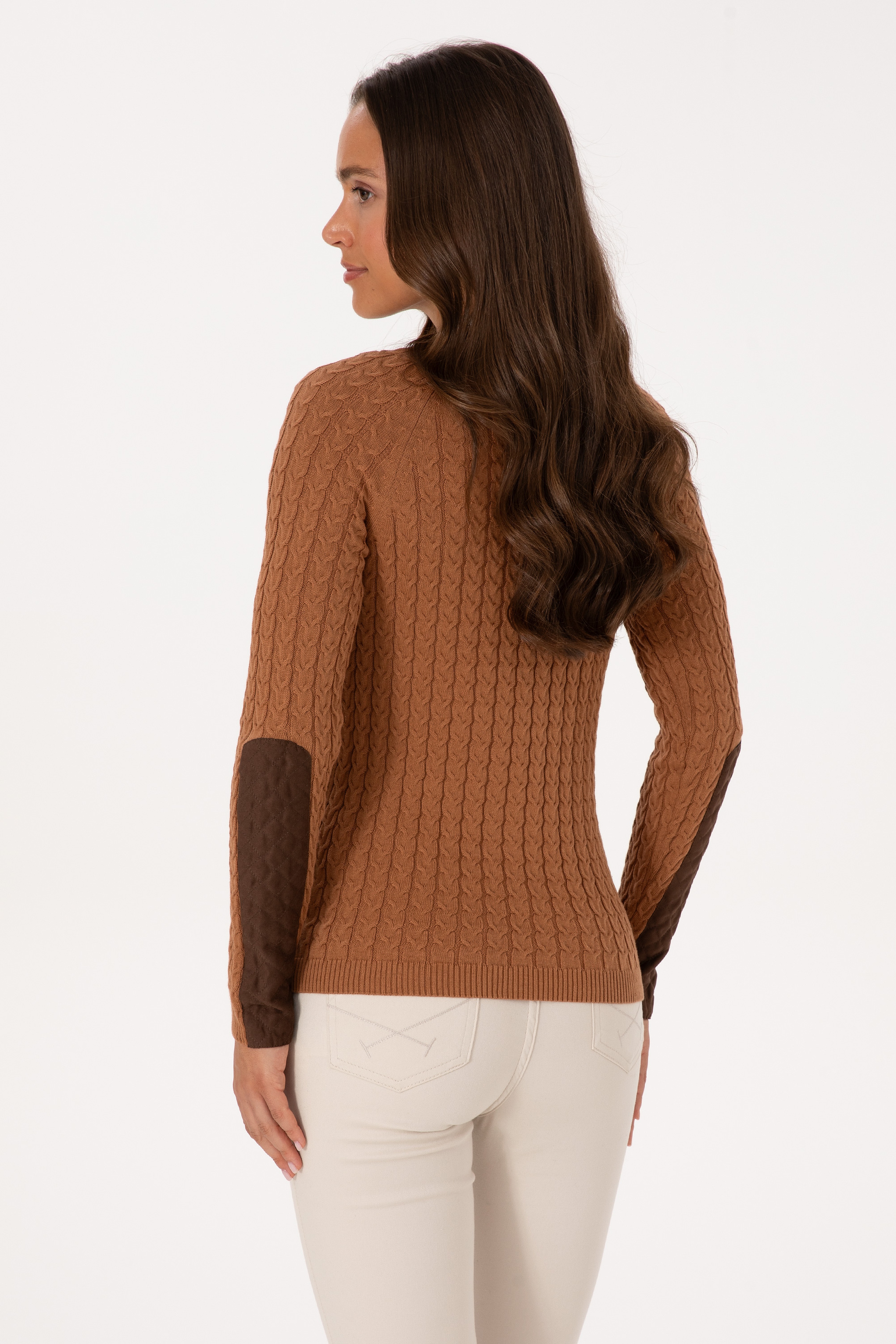 Kadın Camel Basic Kazak - Image 5