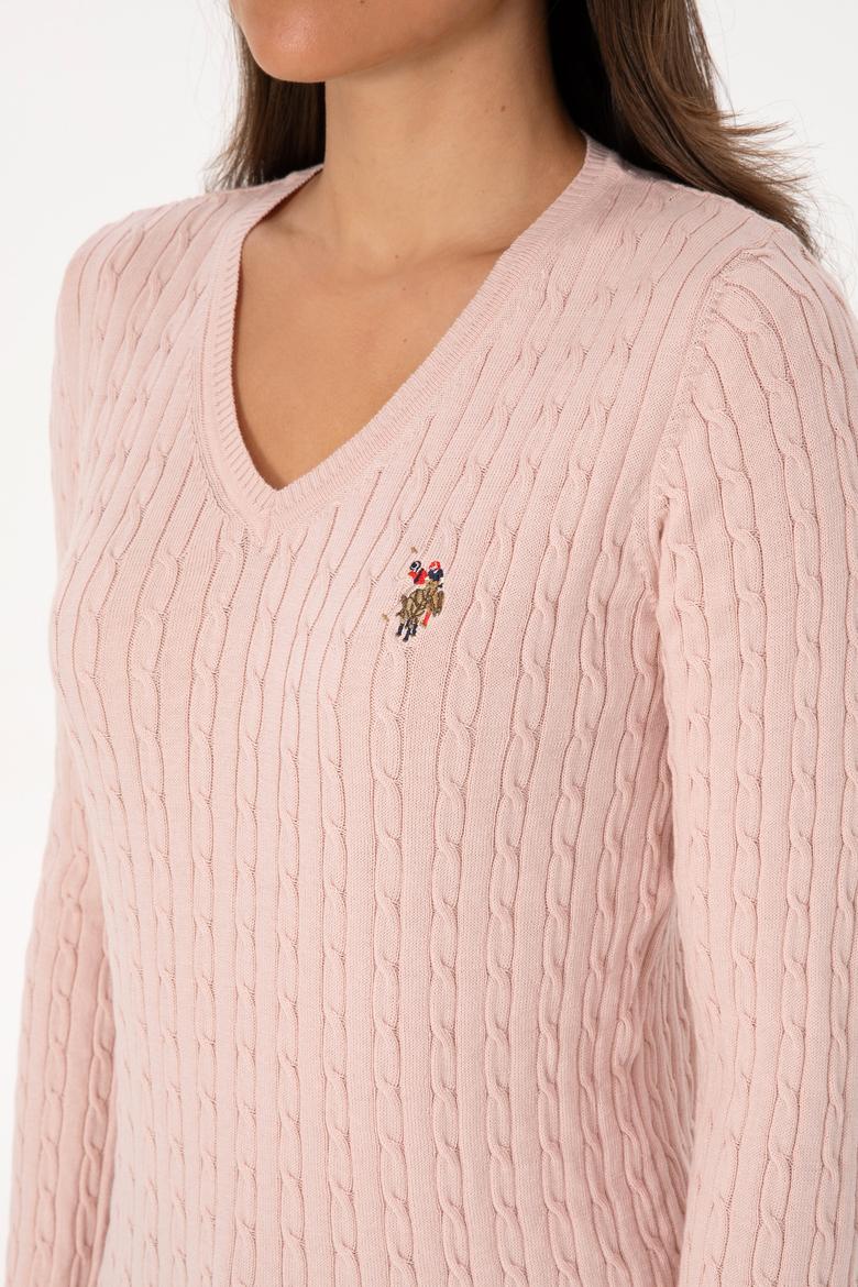 Kadın Pudra Basic Kazak - 50307700062