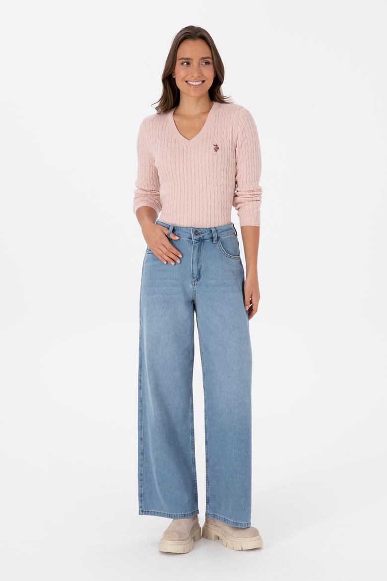 Kadın Pudra Basic Kazak - 50307700062