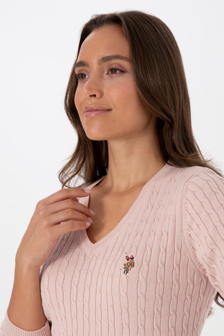 Kadın Pudra Basic Kazak - 50307700062