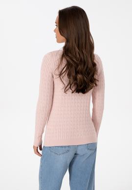 Kadın Pudra Basic Kazak - 50307700062