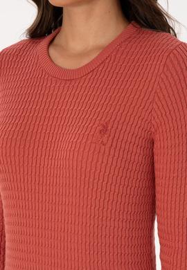 Kadın Gül Kurusu Basic Kazak - 50307763047