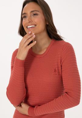 Kadın Gül Kurusu Basic Kazak - 50307763047