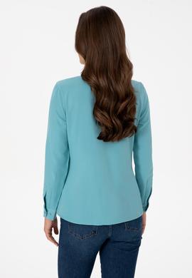 Kadın Mint Uzun Kollu Basic Gömlek - 50308043047