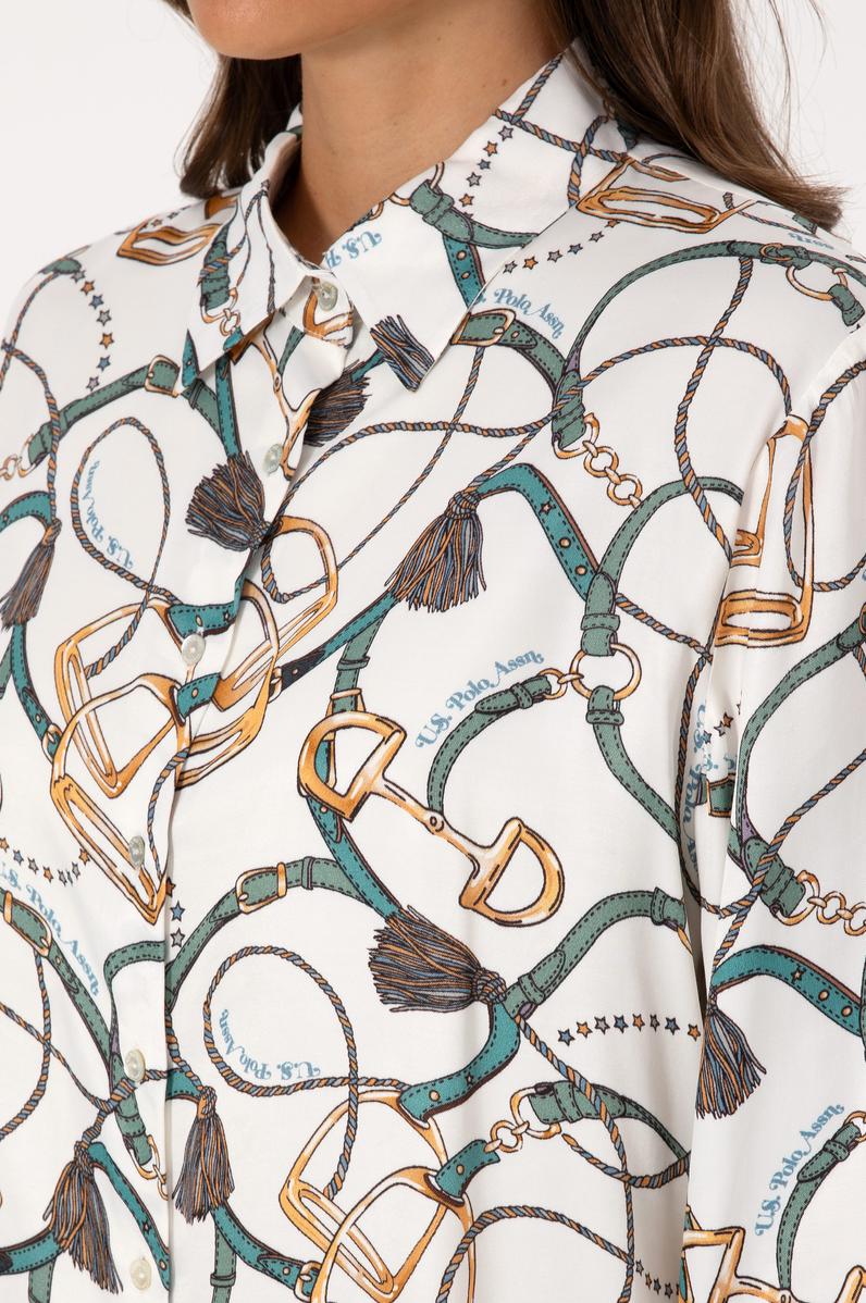 Kadın Krem Uzun Kollu Gömlek