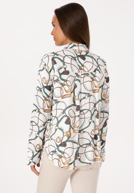 Kadın Krem Uzun Kollu Gömlek - 50308979014