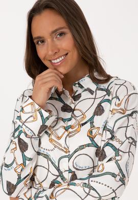 Kadın Krem Uzun Kollu Gömlek - 50308979014