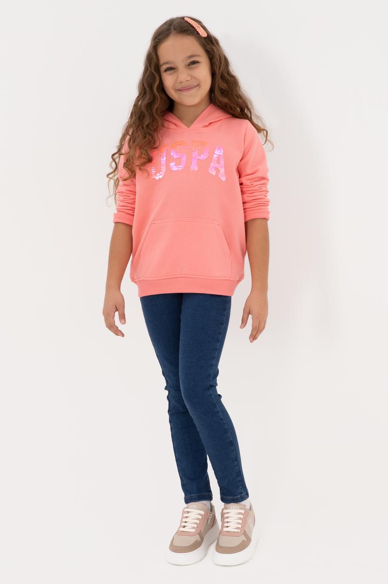 Kız Çocuk Mavi Skinny Fit Yüksel Bel Jean Pantolon