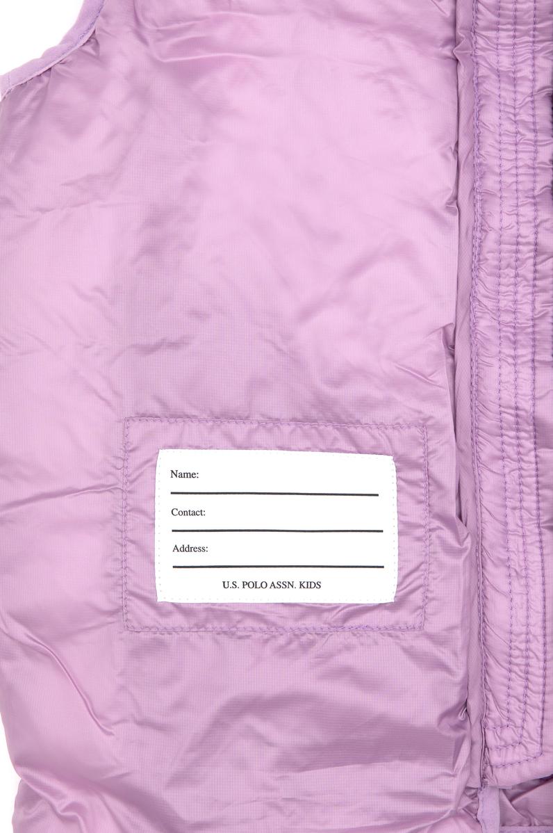 Kız Çocuk Lila Kapitone Şişme Yelek