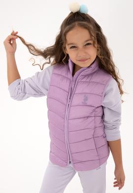 Kız Çocuk Lila Kapitone Şişme Yelek - 50313049008