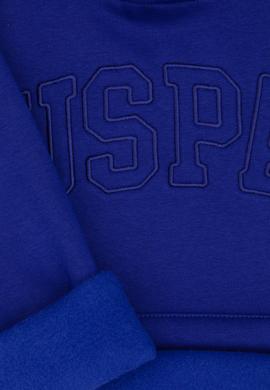 Kız Çocuk Mor Basic Kapüşonlu Şardonlu Basic Sweatshirt - 50314311021