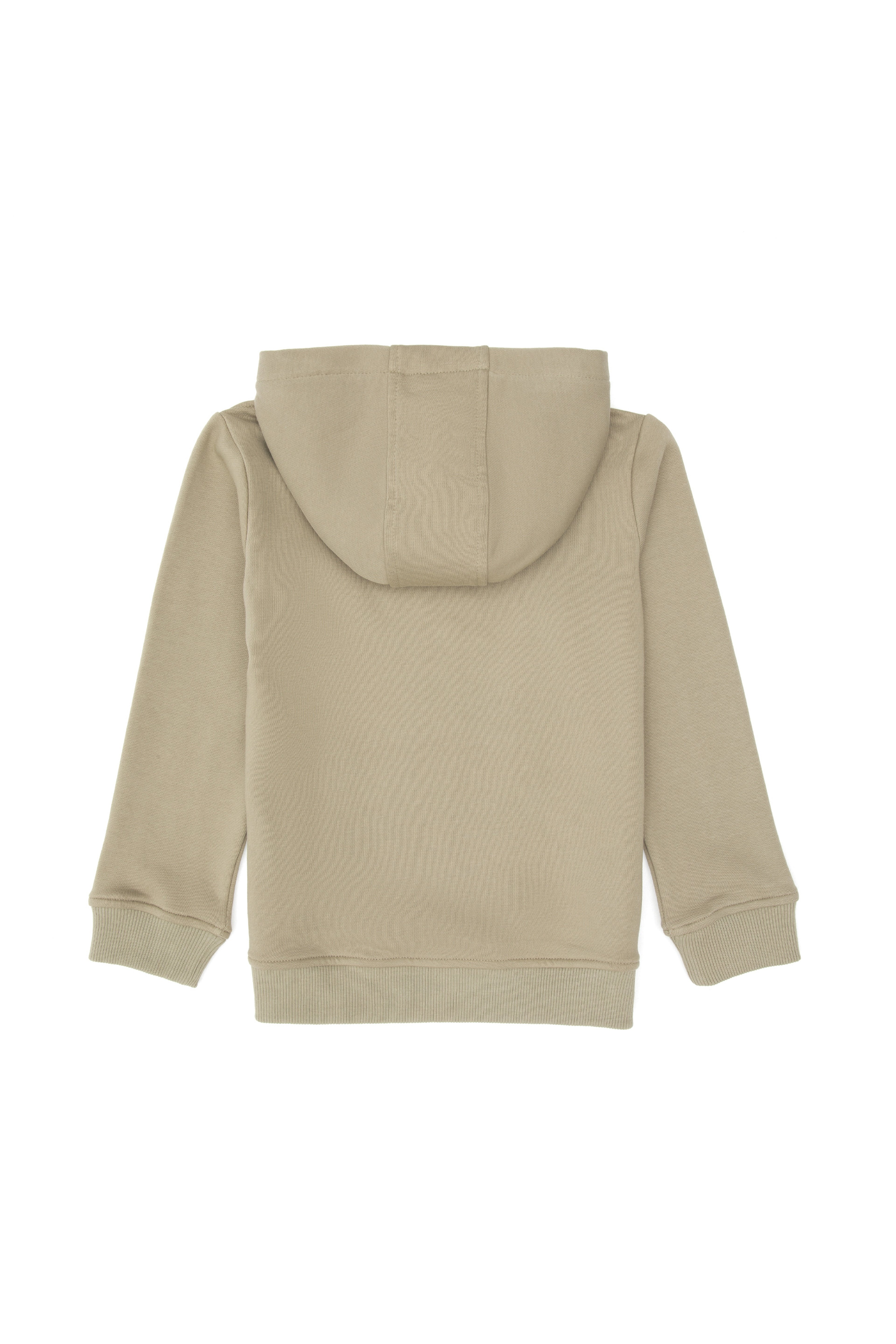Kız Çocuk Açık Haki Payet İşlemeli Kapüşonlu Basic Sweatshirt - Image 5