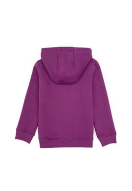 Kız Çocuk Menekşe Payet İşlemeli Şardonlu Kapüşonlu Basic Sweatshirt - 50314257016