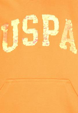 Kız Çocuk Kavun Payet İşlemeli Kapüşonlu Basic Sweatshirt - 50314312032