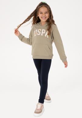 Kız Çocuk Lacivert Scuba Kumaş Şardonlu Tayt - 50316867006