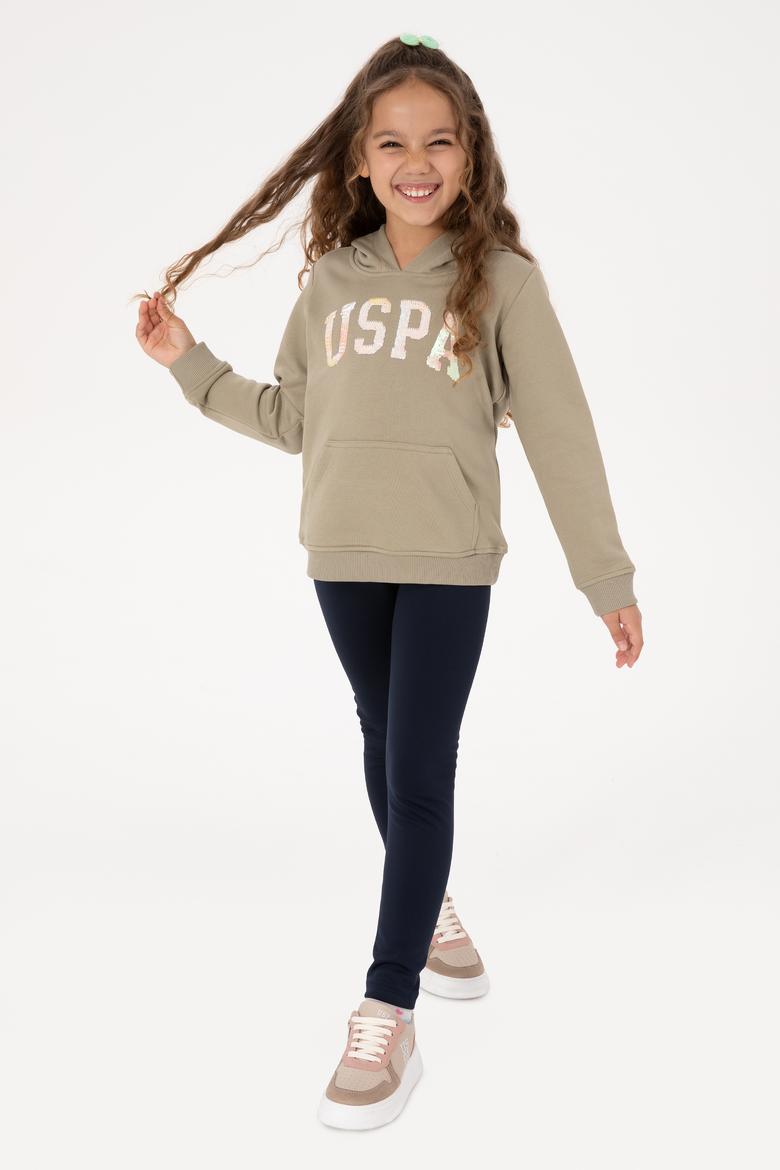 Kız Çocuk Lacivert Scuba Kumaş Şardonlu Tayt - 50316867006