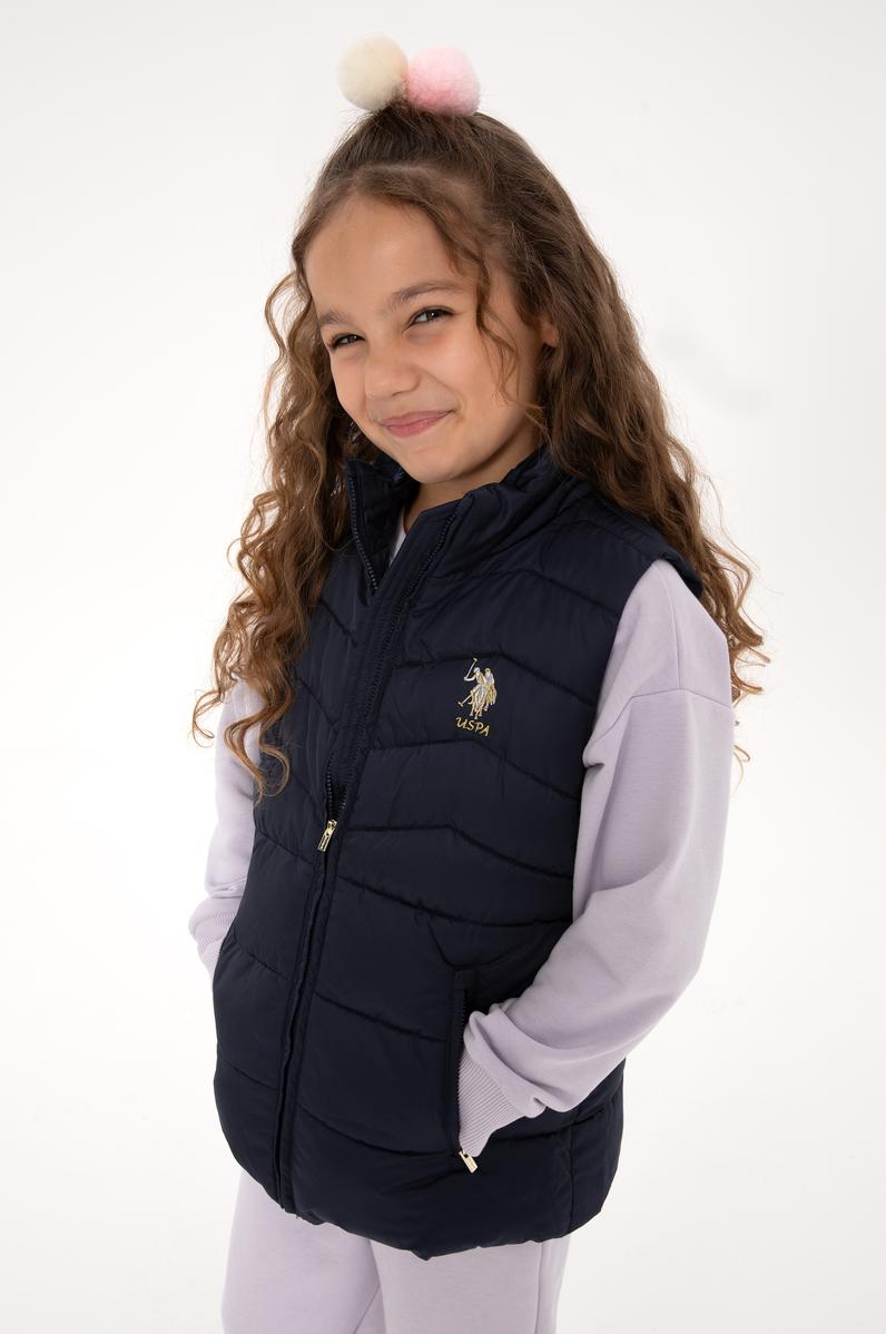 Kız Çocuk Lacivert Şişme Yelek