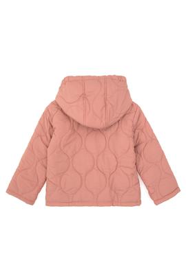 Kız Çocuk Orkide Kapitone İçi Polar Kapüşonlu Mont - 50313055002