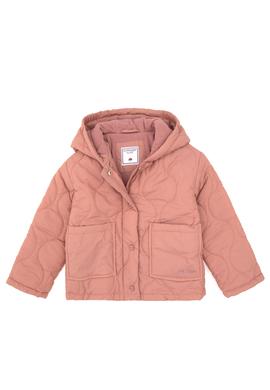 Kız Çocuk Orkide Kapitone İçi Polar Kapüşonlu Mont - 50313055002