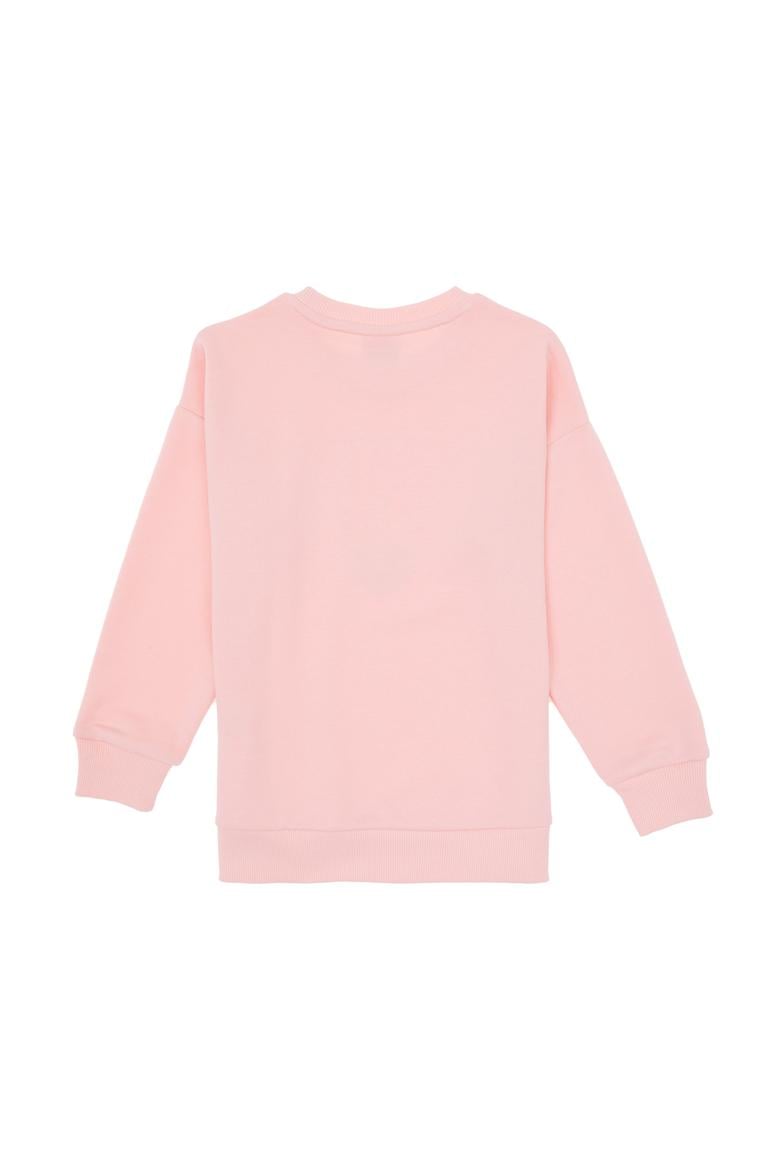 Kız Çocuk Açık Pembe Parlak Baskılı Eşofman Takımı - 50318935012