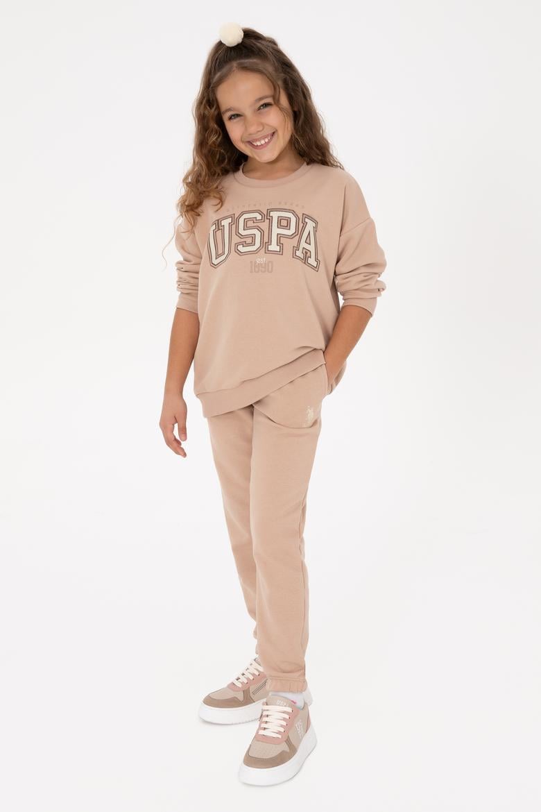 Kız Çocuk Camel Eşofman Takımı