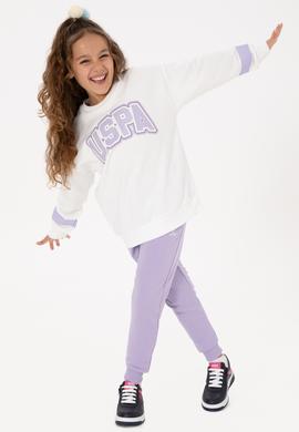 Kız Çocuk Lila Eşofman Takımı - 50318938014
