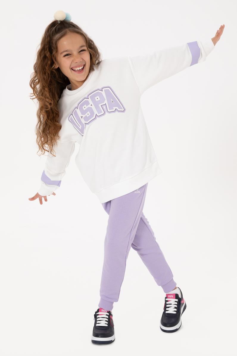 Kız Çocuk Lila Eşofman Takımı