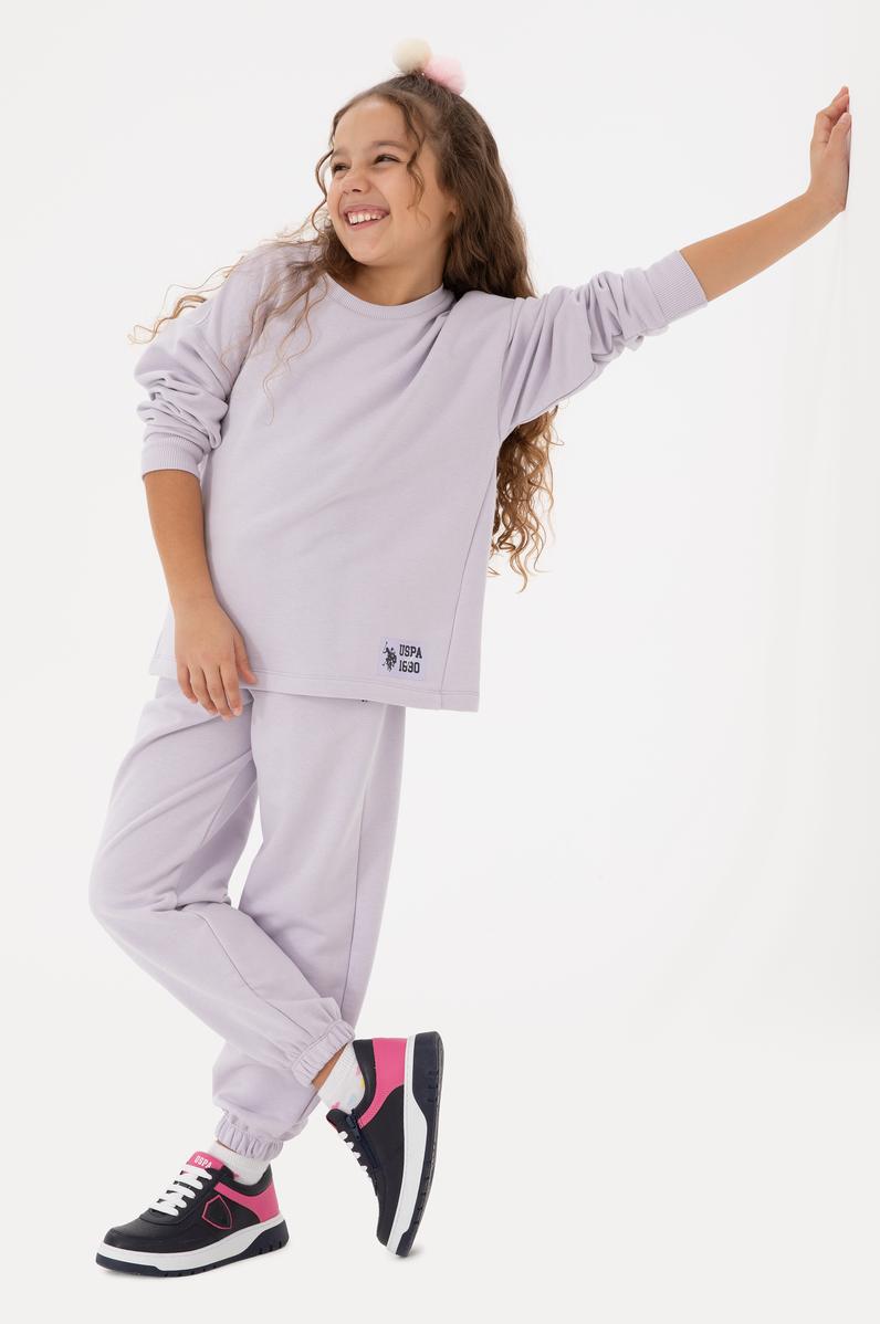 Kız Çocuk Lila Eşofman Takımı
