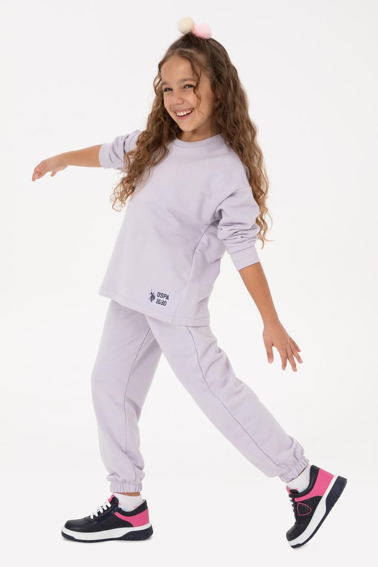 Kız Çocuk Lila Eşofman Takımı
