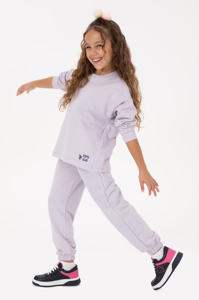Kız Çocuk Lila Eşofman Takımı