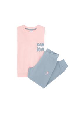 Kız Çocuk Açık Pembe Eşofman Takımı - 50318934002