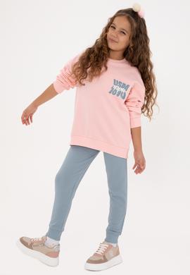 Kız Çocuk Açık Pembe Eşofman Takımı - 50318934002