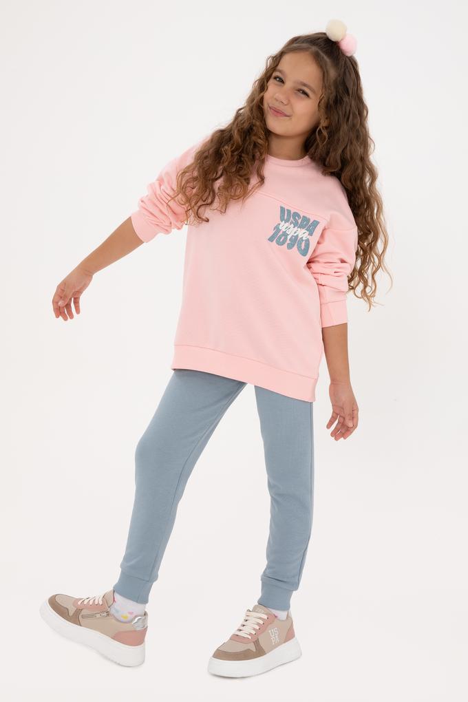 Kız Çocuk Açık Pembe Eşofman Takımı