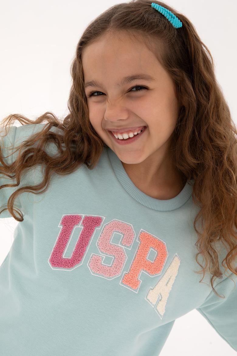 Kız Çocuk Su Yeşili Eşofman Takımı - 50318952014