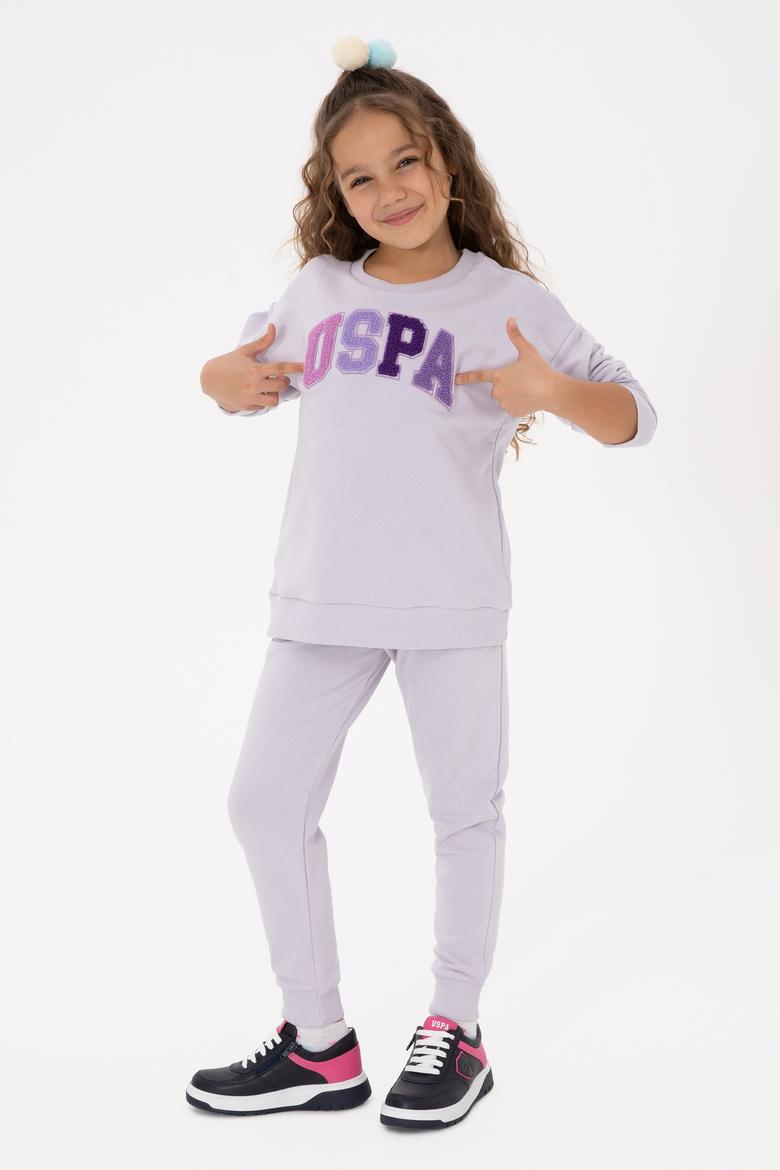 Kız Çocuk Lila Eşofman Takımı