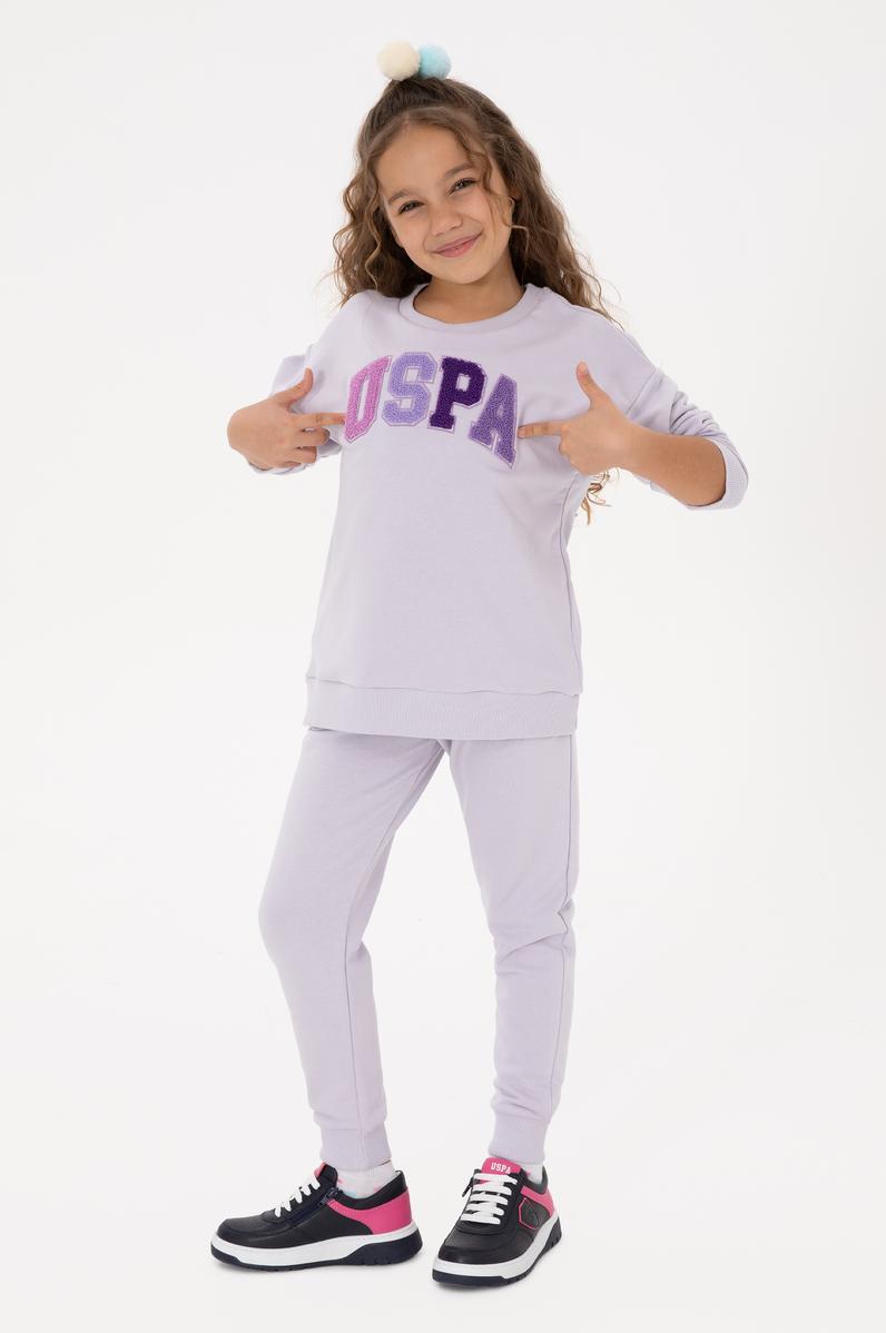 Kız Çocuk Lila Eşofman Takımı