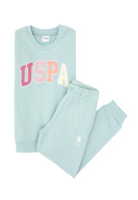 Kız Çocuk Su Yeşili Eşofman Takımı - 50318952014