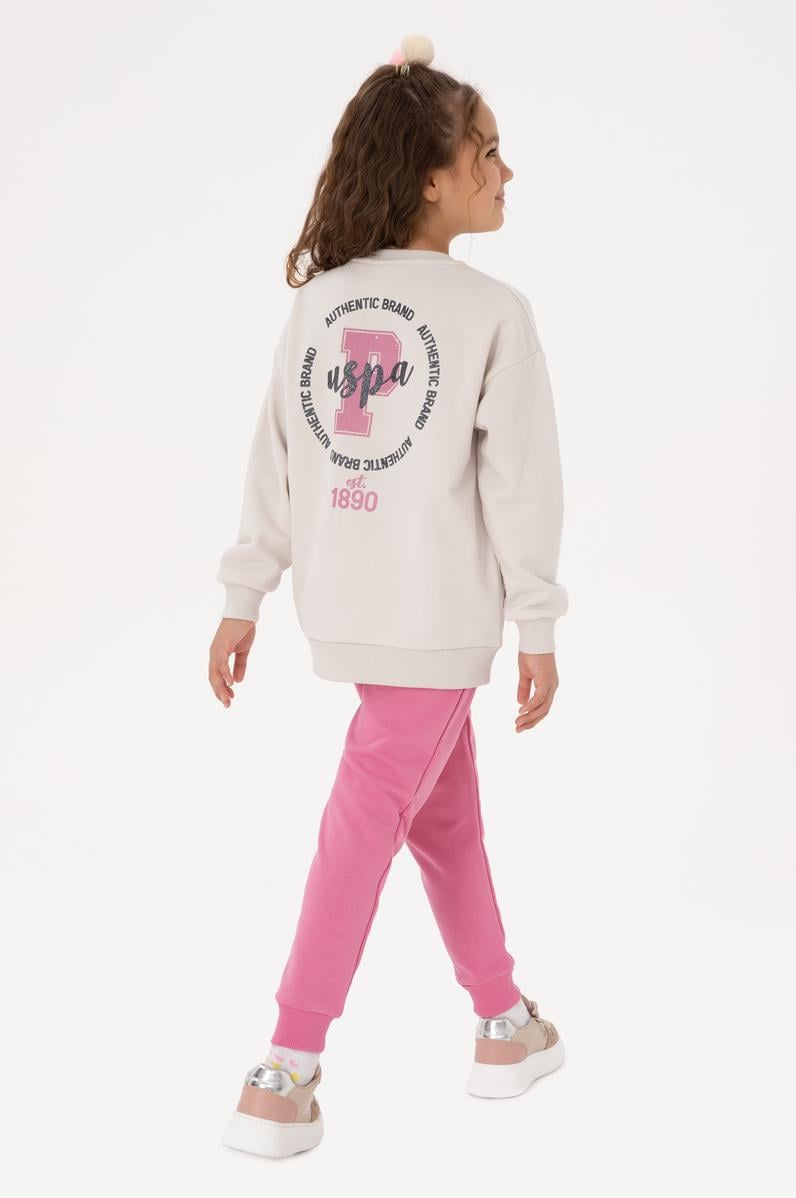 Kız Çocuk Pembe Eşofman Takımı