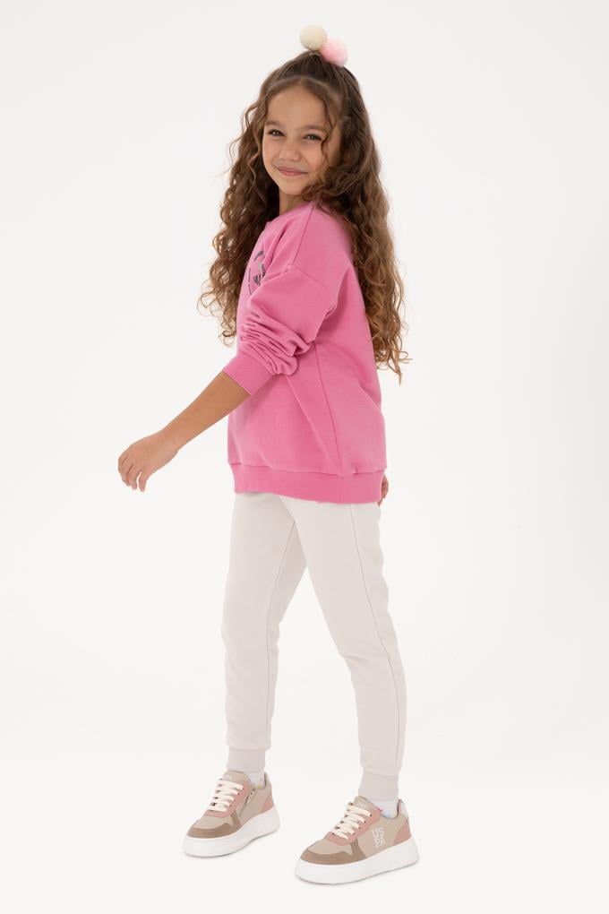 Kız Çocuk Menekşe Eşofman Takımı