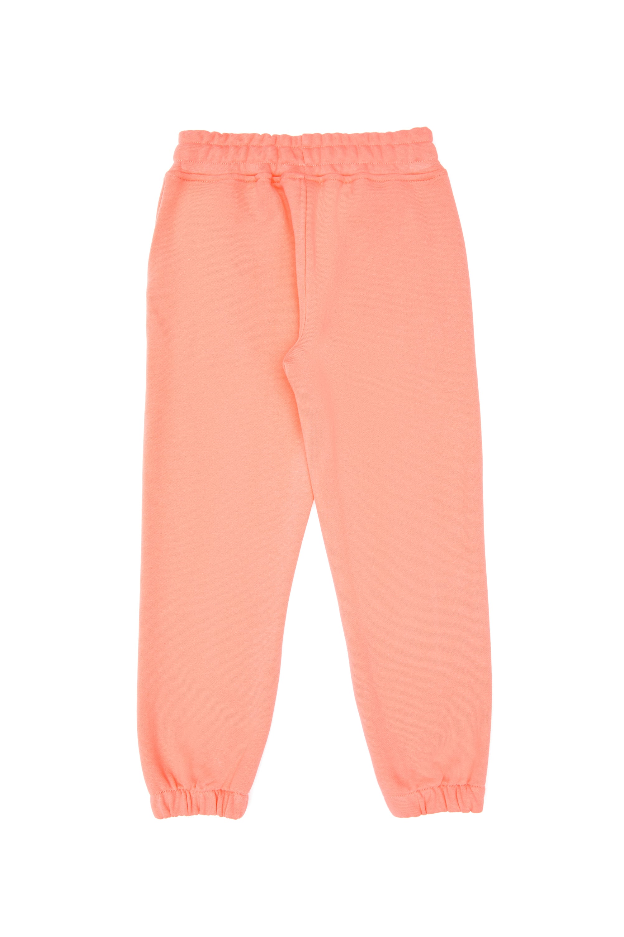 Kız Çocuk Neon Pembe Simli Baskı Detaylı Jogger Eşofman Altı